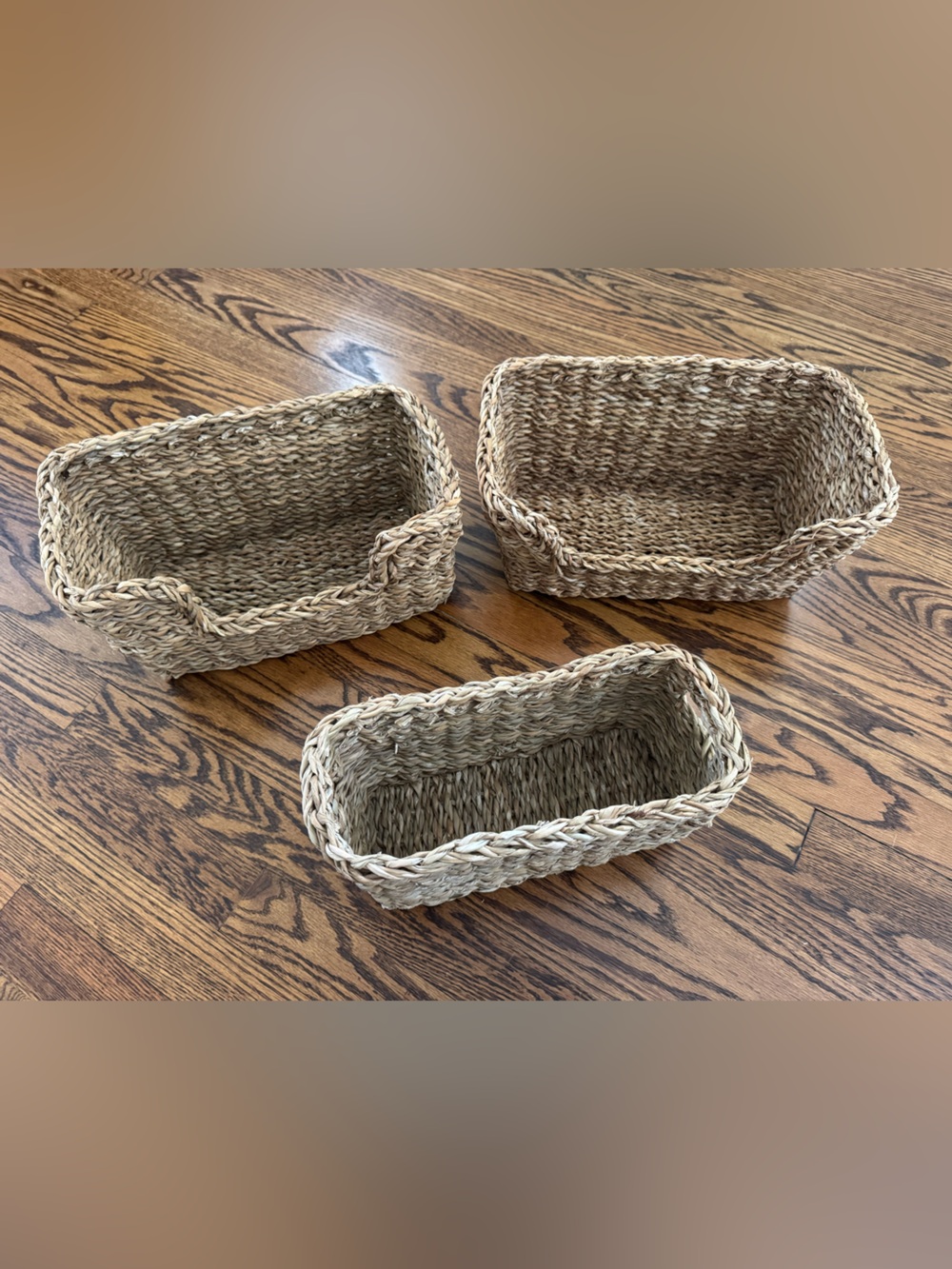 Container Store Hogla Kitchen Storage Baskets set of 3